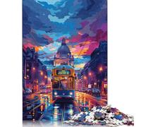 Jigsaw Puzzles for Adults 500 Piece Colorful Taj Mahal Jigsaw Puzzles for Adults 500 Pieces Challenging Game Puzzles 500pcs (52x38cm)