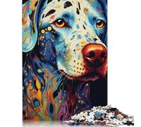 Jigsaw Puzzles for Adults 500 Piece Dalmatian Jigsaw Puzzles for Adults for Educational Games Home Decor 500pcs (52x38cm)