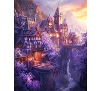 Jigsaw Puzzles for Adults 500 piece,Fantasy Castle Tree puzzles for adults,Classic Educational Games DIY Handwork Puzzle for Home Decor Gift