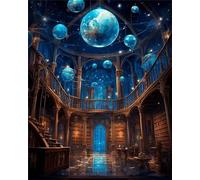 Jigsaw Puzzles for Adults 500 Piece Fantasy Retro Library, Jigsaws 500 pieces for adults Family Activity, Challenging puzzles Games, Colourful, Beautiful Decoration Puzzle