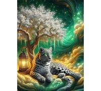 Jigsaw Puzzles for Adults 500 piece,Fantasy Tree Leopard puzzles for adults,Classic Educational Games DIY Handwork Puzzle for Home Decor Gift