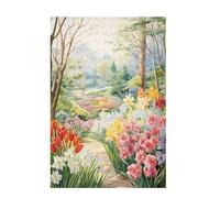 Jigsaw Puzzles for Adults 500 Piece Flower Large Puzzle Tree, Difficult Challenging Family Games for The Whole for Women, Wooden Jigsaws with Gift Box Packaging, Home Room Decor 52x38cm D-882