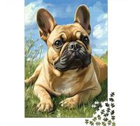 Jigsaw Puzzles for Adults 500 Piece FRENCH BULLDOG Jigsaw Puzzles for Adults for Educational Games Home Decor 500pcs (52x38cm)