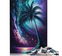 Jigsaw Puzzles for Adults 500 Piece Galaxy Art Beach Jigsaw Puzzles for Adults 500 Pieces Challenging Game Puzzles 500pcs (52x38cm)