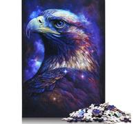 Jigsaw Puzzles for Adults 500 Piece Galaxy Eagle Jigsaw Puzzles for Adults for Educational Games Home Decor 500pcs (52x38cm)