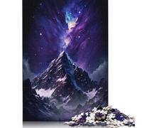 Jigsaw Puzzles for Adults 500 Piece Galaxy Snowy Mountain Teens Jigsaw Puzzles Adults Teens Family Puzzle Game 500pcs (52x38cm)