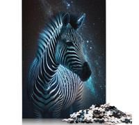 Jigsaw Puzzles For Adults 500 Piece Galaxy Zebra Puzzle Jigsaw For Adults Challenging Game 500pcs (52x38cm)