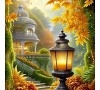Jigsaw Puzzles for Adults 500 Piece Garden Golden Leaves 45x45cm, Creative puzzles for adults 500 Piece Funny and Artistic Christmas Birthday Gifts for Boys Girls