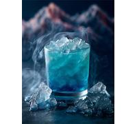 Jigsaw Puzzles for Adults 500 Piece Ice Blue Drink, Jigsaws 500 pieces for adults Family Activity, Challenging puzzles Games, Colourful, Beautiful Decoration Puzzle