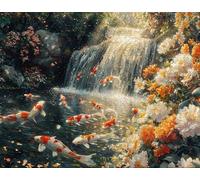Jigsaw Puzzles for Adults 500 Piece Jigsaw for Adults Educational Game Challenge Toy 500 Pieces for Adolescent. Fall Educational Games Home Decoration. Theme:Fish, J-9