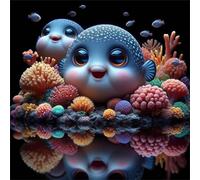 Jigsaw Puzzles for Adults 500 Piece jigsaw puzzles for Adult Educational Game Challenge Toy 500 Pieces Puzzle Challenging Games for The Whole for adults,Marine Coral Animals puzzle Gifts