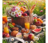 Jigsaw Puzzles for Adults 500 Piece jigsaw puzzles for Adult Educational Game Challenge Toy 500 Pieces Puzzle Challenging Games for The Whole for adults,Picnic Foods puzzle Gifts