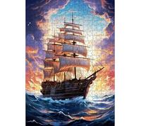 Jigsaw Puzzles for Adults 500 Piece jigsaw puzzles for Adult Educational Game Challenge Toy 500 Pieces Puzzle Challenging Games for The Whole for adults,Scenery Sailboat puzzle Gifts