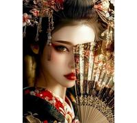 Jigsaw Puzzles for Adults 500 Piece jigsaw puzzles for Adult Educational Game Challenge Toy 500 Pieces Puzzle Challenging Games for The Whole for adults,Japanese Geisha puzzle Gifts