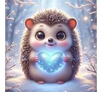 Jigsaw Puzzles for Adults 500 Piece jigsaw puzzles for Adult Educational Game Challenge Toy 500 Pieces Puzzle Challenging Games for The Whole for adults,Heart Hedgehog puzzle Gifts