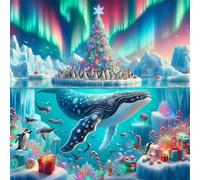 Jigsaw Puzzles for Adults 500 Piece jigsaw puzzles for Adult Educational Game Challenge Toy 500 Pieces Puzzle Challenging Games for The Whole for adults,Arctic Marine Animals puzzle Gifts