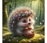Jigsaw Puzzles for Adults 500 Piece jigsaw puzzles for Adult Educational Game Challenge Toy 500 Pieces Puzzle Challenging Games for The Whole for adults,Sunlit Grove Hedgehog puzzle Gifts