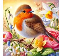 Jigsaw Puzzles for Adults 500 Piece jigsaw puzzles for Adult Educational Game Challenge Toy 500 Pieces Puzzle Challenging Games for The Whole for adults,Sparrow Birds Flowers puzzle Gifts