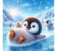 Jigsaw Puzzles for Adults 500 Piece jigsaw puzzles for Adult Educational Game Challenge Toy 500 Pieces Puzzle Challenging Games for The Whole for adults,Happy Penguins puzzle Gifts