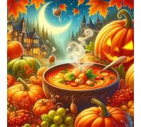 Jigsaw Puzzles for Adults 500 Piece jigsaw puzzles for Adult Educational Game Challenge Toy 500 Pieces Puzzle Challenging Games for The Whole for adults,Rural Pumpkin Scenery puzzle Gifts
