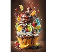 Jigsaw Puzzles for Adults 500 Piece jigsaw puzzles for Adult Educational Game Challenge Toy 500 Pieces Puzzle Challenging Games for The Whole for adults,Fruit Cake puzzle Gifts