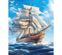 Jigsaw Puzzles for Adults 500 Piece jigsaw puzzles for Adult Educational Game Challenge Toy 500 Pieces Puzzle Challenging Games for The Whole for adults,Sailboat Sea Scenery puzzle Gifts