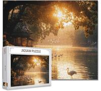 Jigsaw Puzzles for Adults 500 Piece Jigsaw Puzzles for Adults landscape Difficult Challenging Educational Games Develop Problem Solving Skills Increase Creativity Festival Gift Men/Women 52x38cm R-13