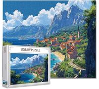 Jigsaw Puzzles for Adults 500 Piece Jigsaw Puzzles for Adults landscape Difficult Challenging Educational Games Develop Problem Solving Skills Increase Creativity Festival Gift Men/Women 52x38cm H-15