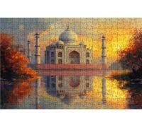Jigsaw Puzzles for Adults 500 Piece Jigsaw Puzzles for Adults Taj Mahal Creative Puzzle for Family Educational Games Home Decoration Gifts for Women DIY Puzzle Wall Decoration Theme: Tree RXPT-10086
