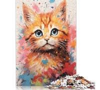 Jigsaw Puzzles for Adults 500 Piece Kitty No2 Jigsaw Puzzles for Adults for Educational Games Home Decor 500pcs (52x38cm)