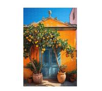 Jigsaw Puzzles for Adults 500 Piece Lemon Large Puzzle Tree, Difficult Challenging Family Games for The Whole for Women, Wooden Jigsaws with Gift Box Packaging, Home Room Decor 52x38cm D-1433