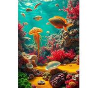 Jigsaw Puzzles for Adults 500 piece,Marine Animal Scenery puzzles for adults,Classic Educational Games DIY Handwork Puzzle for Home Decor Gift