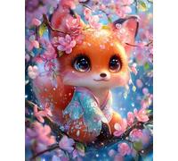 Jigsaw Puzzles for Adults 500 Piece Peach Blossom Animals, Jigsaws 500 pieces for adults Family Activity, Challenging puzzles Games, Colourful, Beautiful Decoration Puzzle