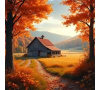 Jigsaw Puzzles for Adults 500 piece Prairie Cottage, 500 Piece Difficult jigsaw puzzles for adults, Challenging Jigsaws 500 pieces, Puzzle Game for The Whole for Women, Gifts for Men 45x45cm