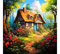 Jigsaw Puzzles for Adults 500 piece Primitive Cabin, 500 Piece Difficult jigsaw puzzles for adults, Challenging Jigsaws 500 pieces, Puzzle Game for The Whole for Women, Gifts for Men 45x45cm