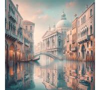 Jigsaw Puzzles For Adults 500 piece,Romantic Venice City jigsaw puzzle 45x45 cm Challenging puzzles,DIY Puzzle for Home Decoration Family Perfect Game