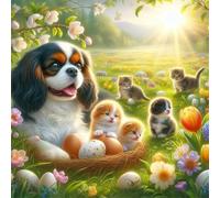 Jigsaw Puzzles For Adults 500 piece,Sunny Field Animals jigsaw puzzle 45x45 cm Challenging puzzles,DIY Puzzle for Home Decoration Family Perfect Game