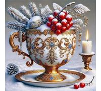 Jigsaw Puzzles for Adults 500 piece Teacup Branch, 500 Piece Difficult jigsaw puzzles for adults, Challenging Jigsaws 500 pieces, Puzzle Game for The Whole for Women, Gifts for Men 45x45cm