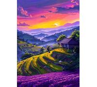Jigsaw Puzzles for Adults 500 piece,Village Field Landscapes puzzles for adults,Classic Educational Games DIY Handwork Puzzle for Home Decor Gift