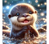 Jigsaw Puzzles For Adults 500 piece,Water Lazy Animal jigsaw puzzle 45x45 cm Challenging puzzles,DIY Puzzle for Home Decoration Family Perfect Game