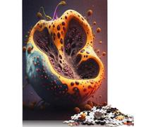 Jigsaw Puzzles for Adults 500 Pieces Art Exotic Fruit Jigsaw Puzzles for Adults Woodenboard Puzzles Challenging Game 500pcs (52x38cm)