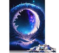 Jigsaw Puzzles for Adults 500 Pieces Cosmic Dream Moon Puzzles for Adults Family Puzzle Game Birthday Gifts Puzzle Casual Games 500pcs (52x38cm)