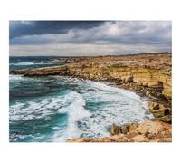 Jigsaw Puzzles for Adults 500 Pieces -Cyprus,cliff,coast 52x38cm