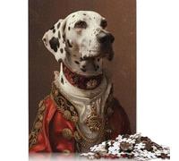 Jigsaw Puzzles for Adults 500 Pieces Dalmatians Dog Animal Pet Jigsaw Puzzle Wooden Puzzle Suitable for Adults And over 18 Years Old Family Puzzle Game 500pcs (52x38cm)