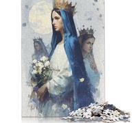 Jigsaw Puzzles for Adults 500 Pieces Divine Majesty A Celestial Portrait Puzzles for Adults Creative Wooden Jigsaw Puzzles Challenging Game 500pcs (52x38cm)