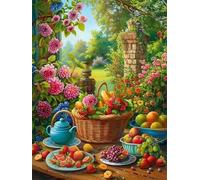 Jigsaw Puzzles for Adults 500 Pieces,Fruit Flowers Landscape jigsaw puzzle 52x38 cm Challenging DIY Puzzle for Home Decoration,Family puzzles Perfect for Game