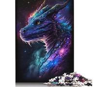 Jigsaw Puzzles for Adults 500 Pieces Galaxy Flying Dragon Puzzles for Adults Family Puzzle Game Birthday Gifts Puzzle Casual Games 500pcs (52x38cm)