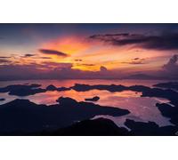 Jigsaw Puzzles for Adults 500 Pieces Landscape Jigsaw Puzzles for Adult Kids Challenging Game, Sea, Hong Kong, China 52x38CM