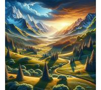 Jigsaw Puzzles for Adults 500 Pieces Natural Scenery,Hard Difficult Challenging Puzzle for adults,500 Piece Educational Game Home Decoration puzzle