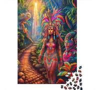 Jigsaw Puzzles for Adults 500 Pieces Rainbow Spirit Puzzle for Adults Woodenboard Puzzles Fun Puzzles Games 500pcs (52x38cm)
